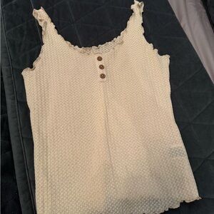 Women's Beige Tank Top